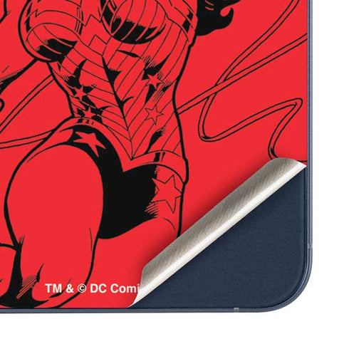 DC Comics Wonder Woman Comic Pop Galaxy A35 5G Skin